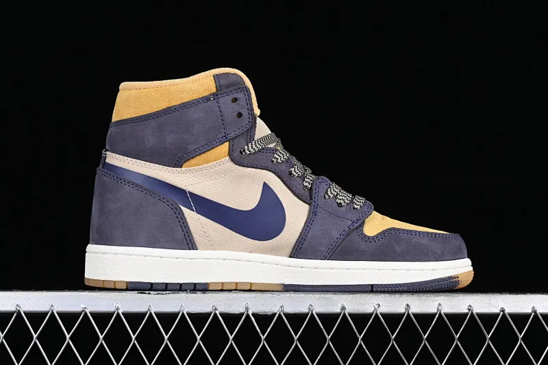All categories Air Jordan Jordan series basketball shoes Air Jordan 1 High Air Jordan 1 Element "Gore-Tex" AJ1 Joe 1 light brown purple high-top basketball shoes DB2889-501